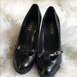 Ralph Lauren black heel